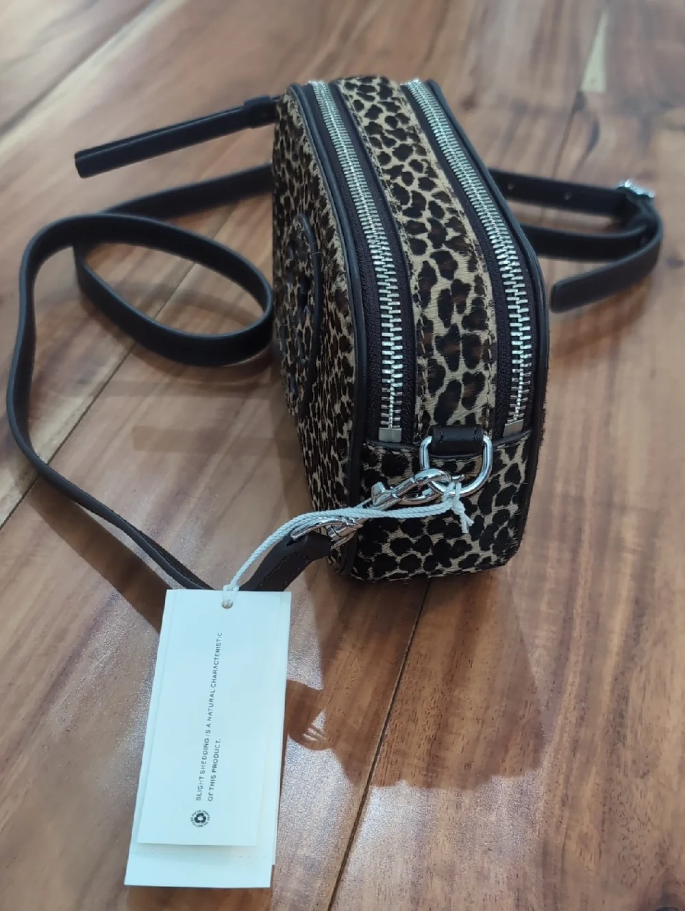 Tory Burch Miller Mini Leopard Print Calf Hair Crossbody + Dust & Gift Bag Nwt❤️